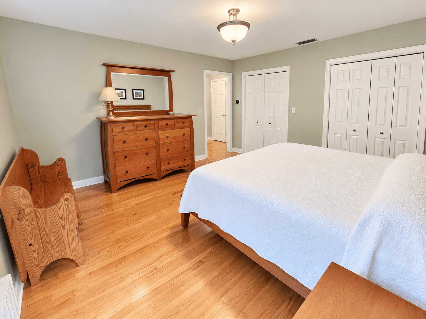 Primary Bedroom with closets